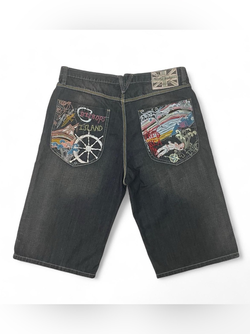 Y2K Vintage Streetwear Men’s Artful Dodger 100% cotton baggy relaxed jorts 36